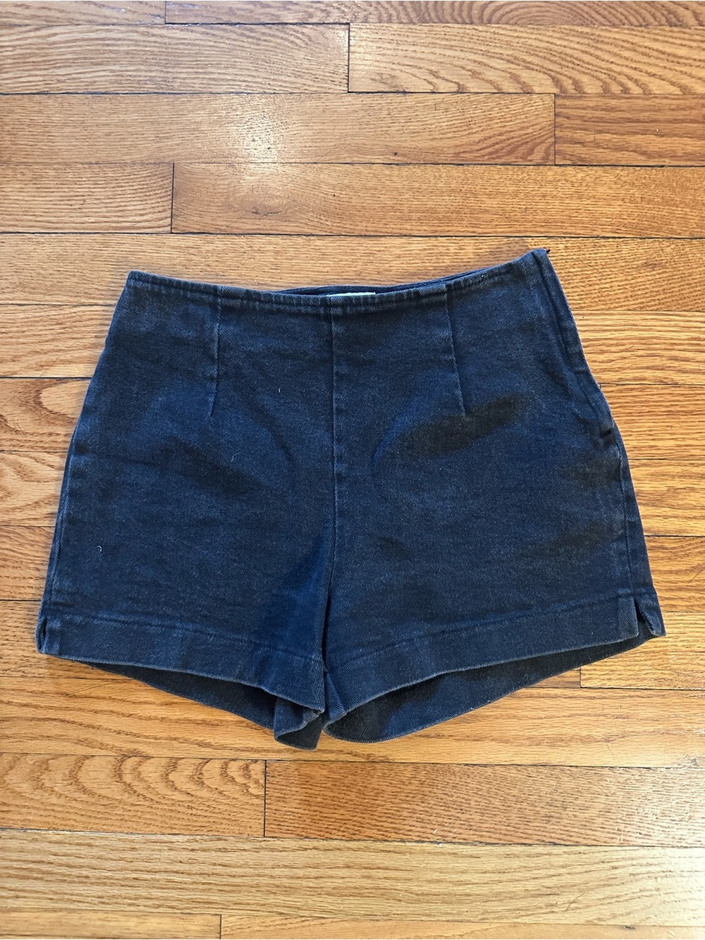 Moda International Vintage Black Denim Shorts